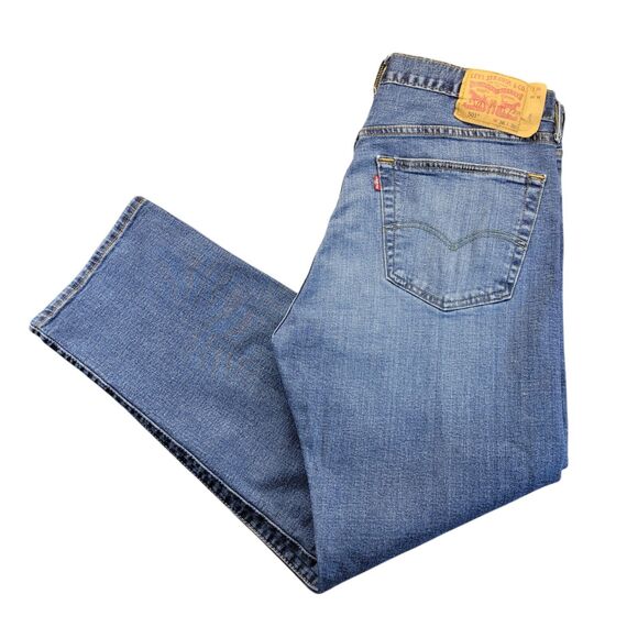 Vintage Levi's 501 Denim Jeans Mens 36x30 Blue Button Fly Single Stitch‎ - Picture 1 of 16